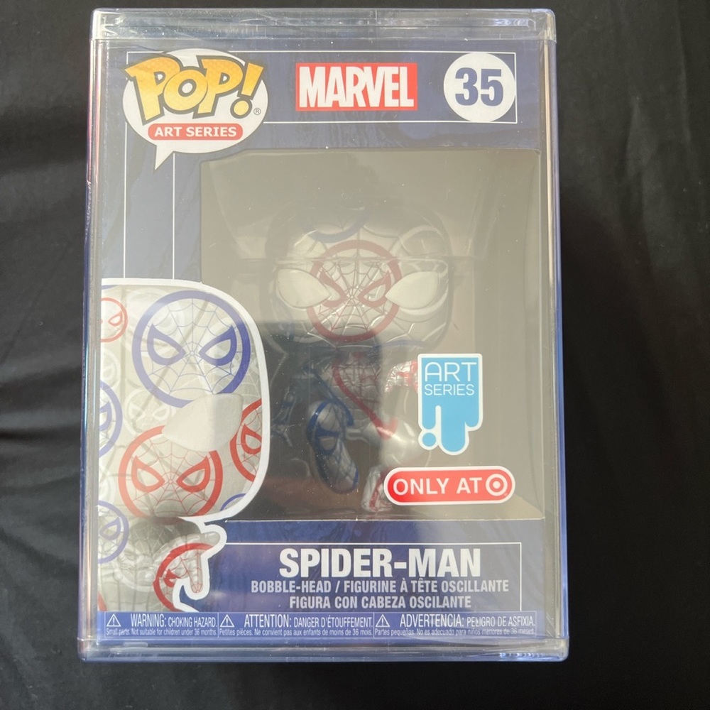 Spider-Man art series Funko pop! Never opened, sealed, and mint condition!